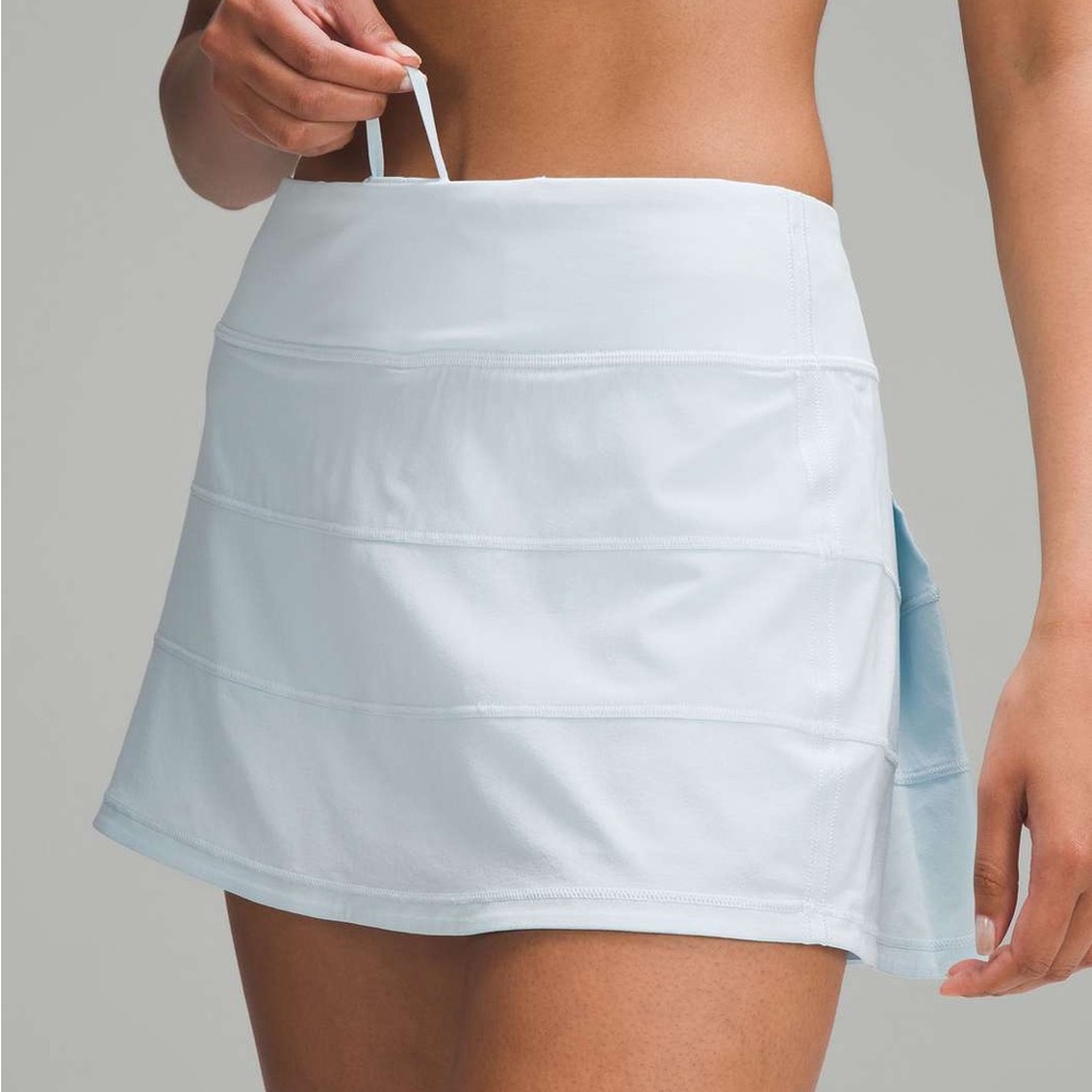 Lululemon Pace Rival Mid-Rise Skirt Powder Blue Size 4